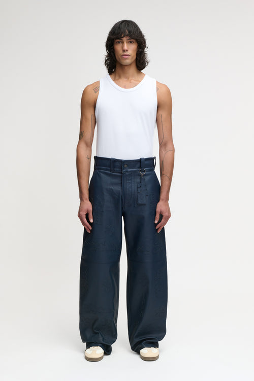 CROCODILE PANTS BLUE