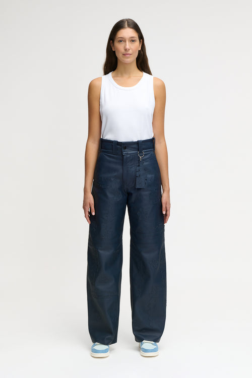 CROCODILE PANTS BLUE