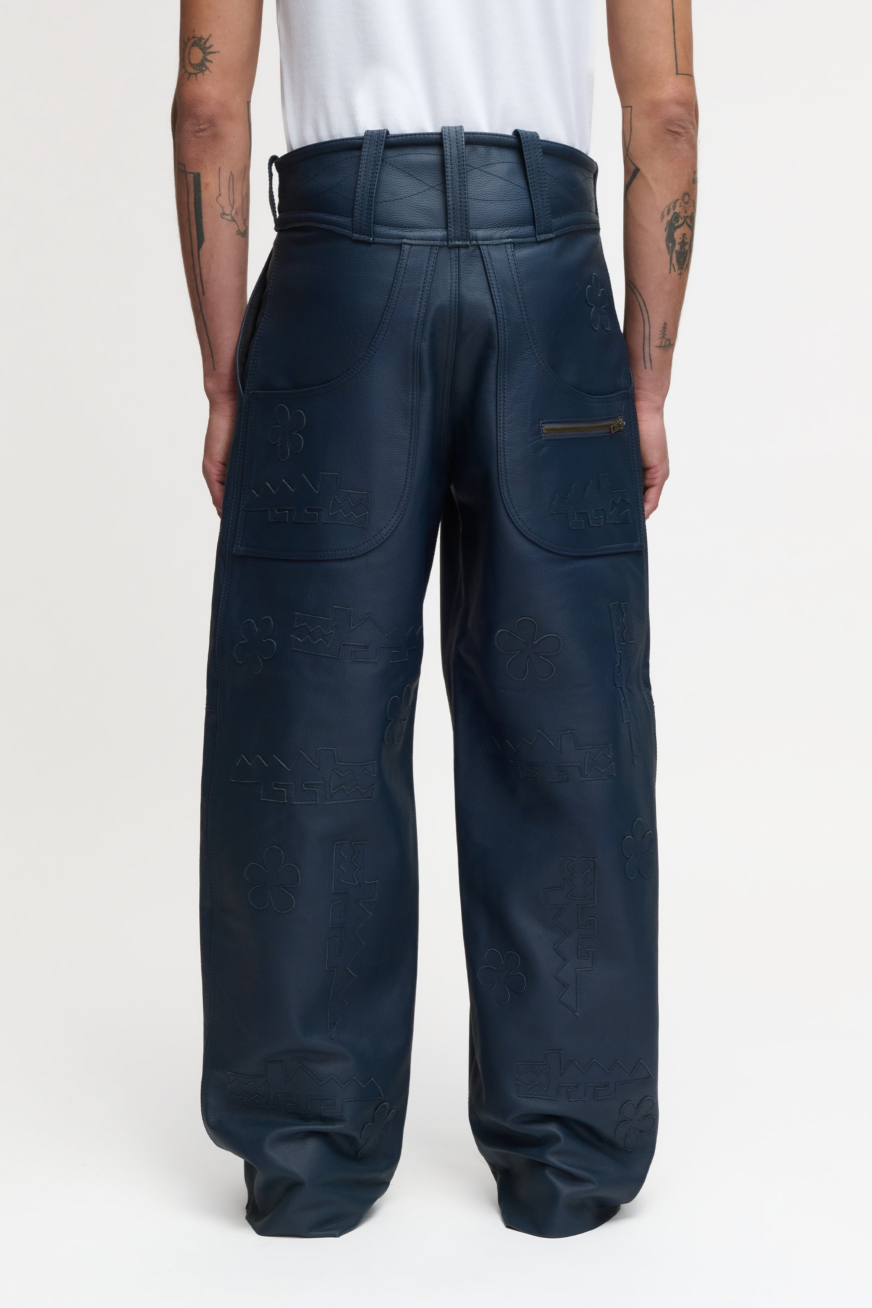 CROCODILE PANTS BLUE