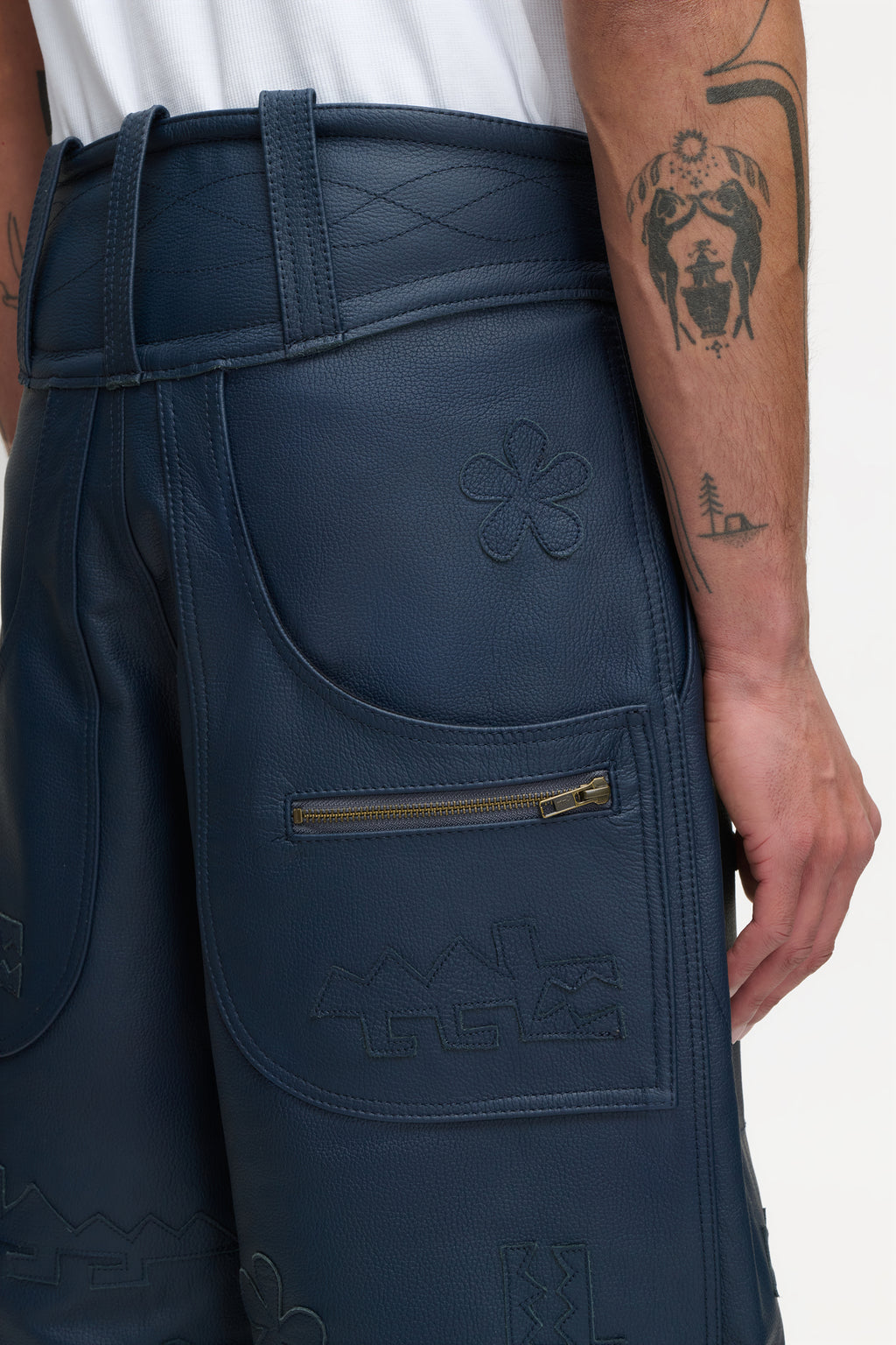 CROCODILE PANTS BLUE