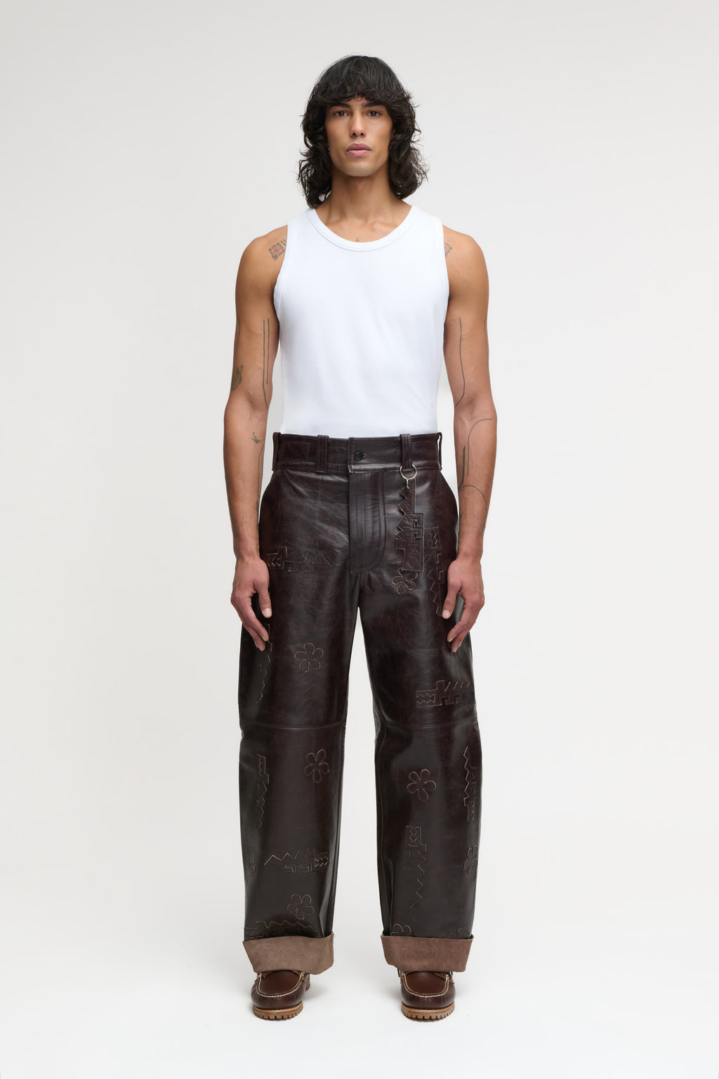 CROCODILE PANTS BROWN