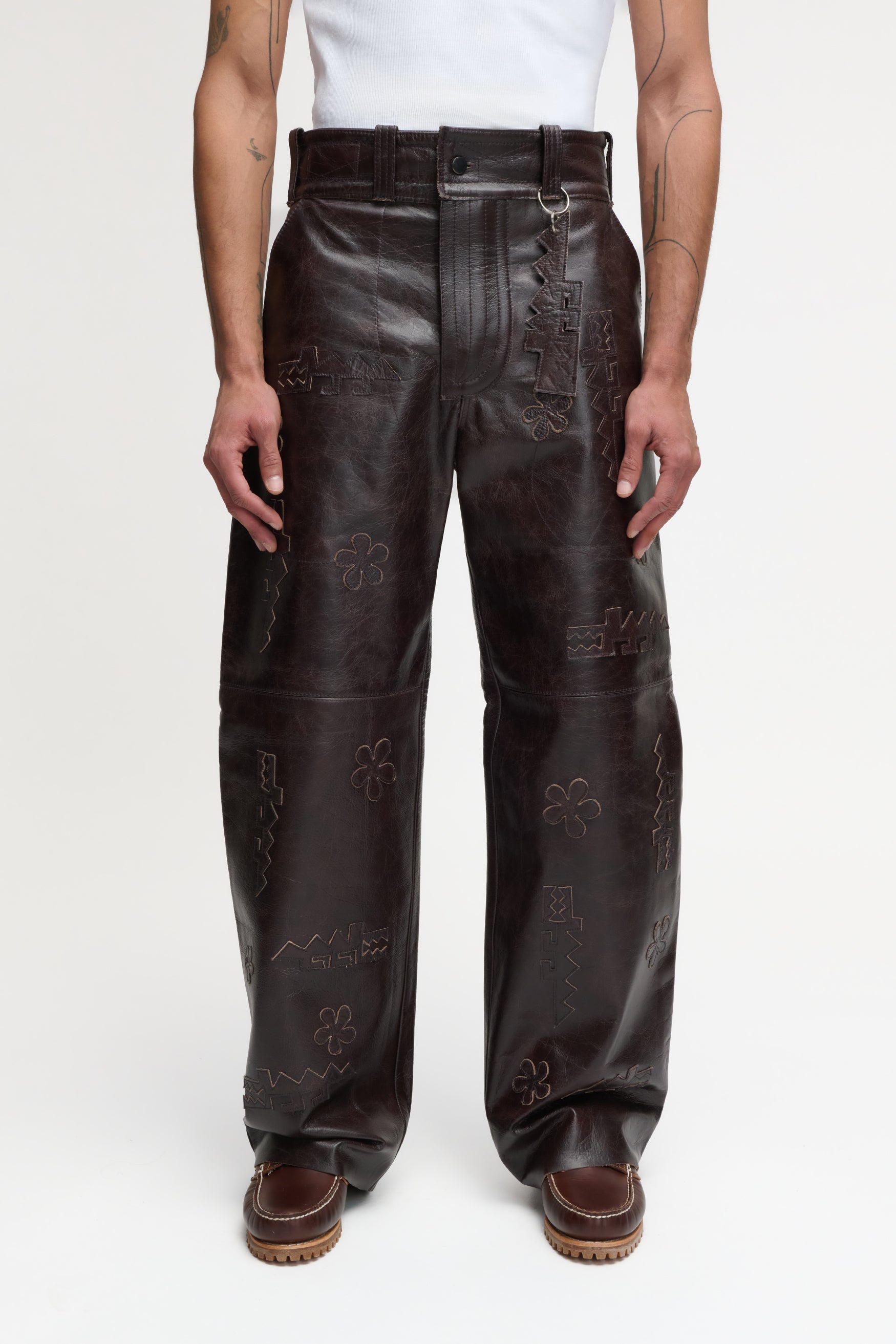 CROCODILE PANTS BROWN