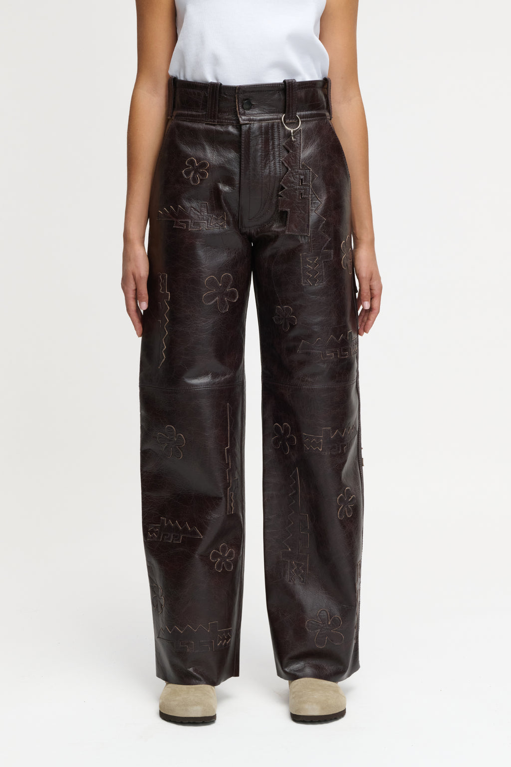 CROCODILE PANTS BROWN