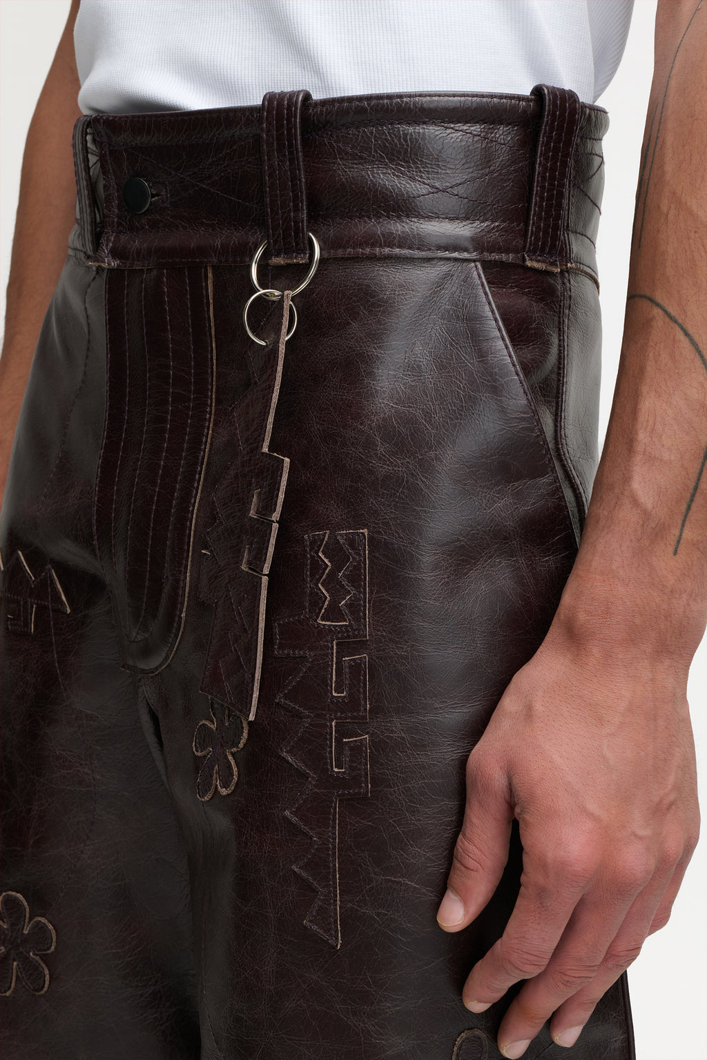 CROCODILE PANTS BROWN