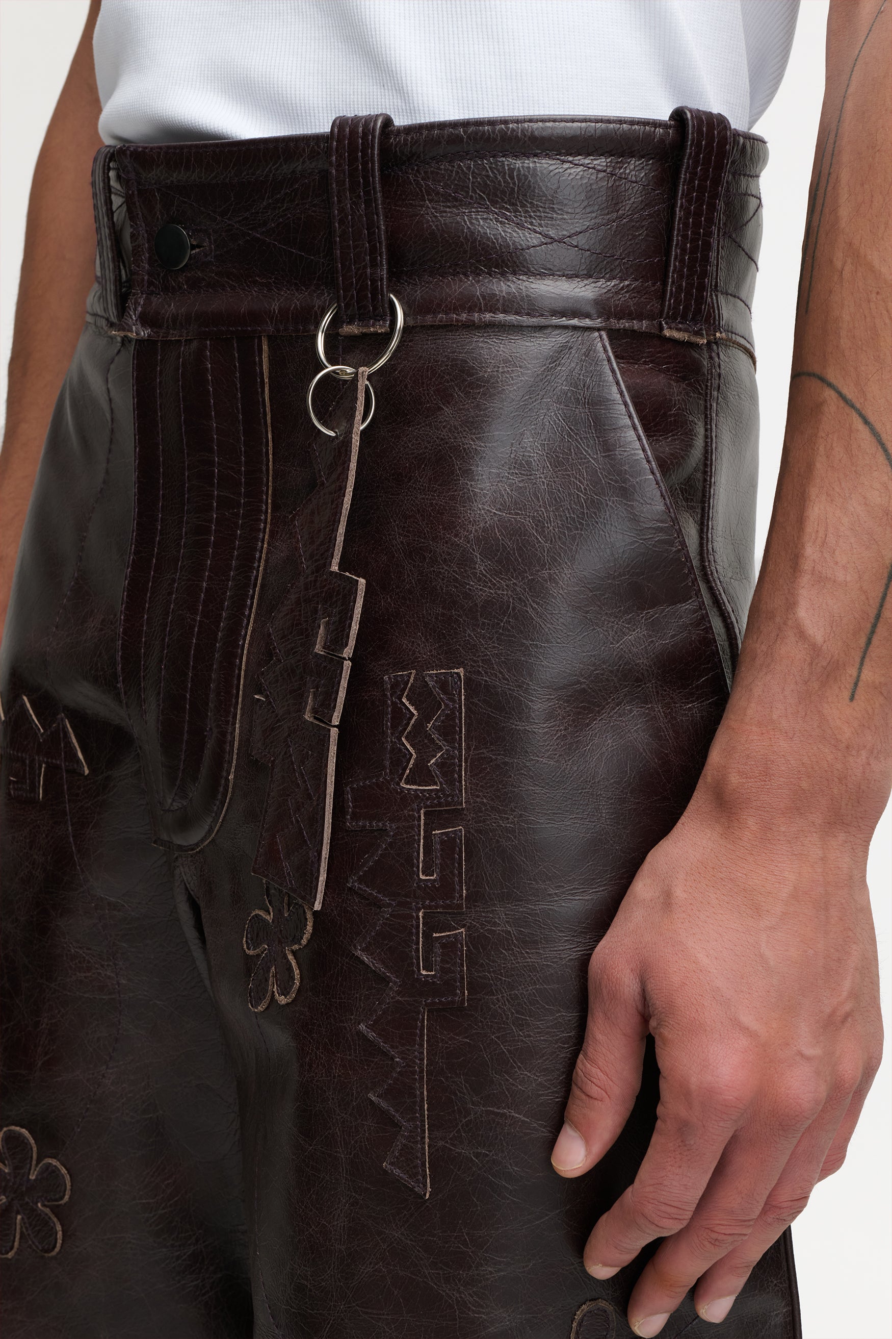 CROCODILE PANTS BROWN