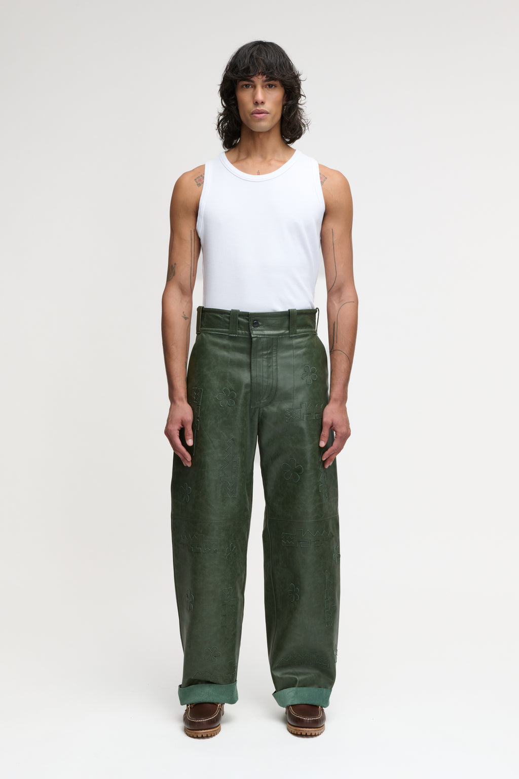 CROCODILE PANTS GREEN