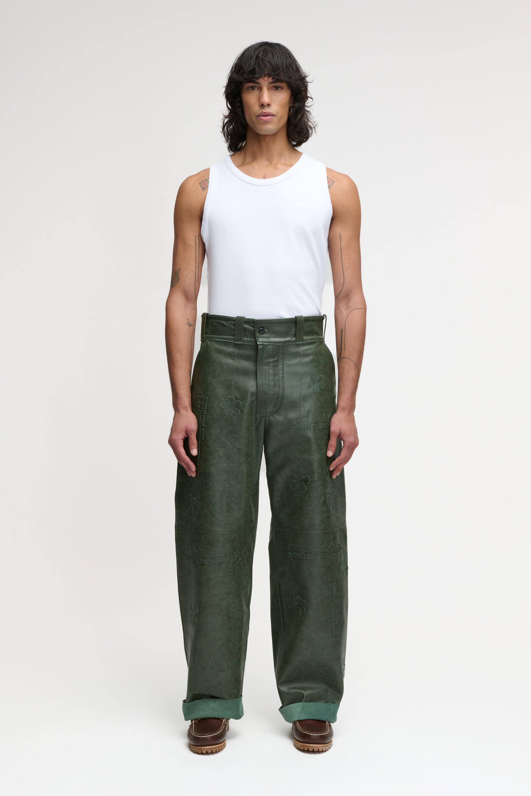 CROCODILE PANTS GREEN