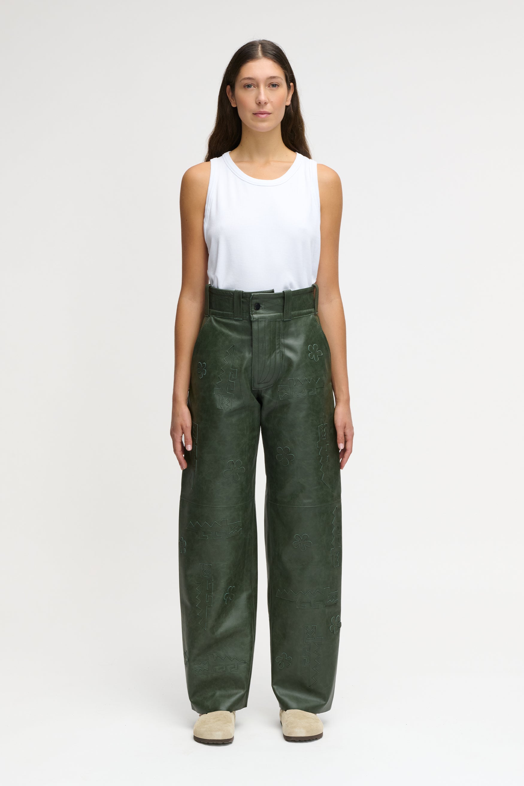 CROCODILE PANTS GREEN