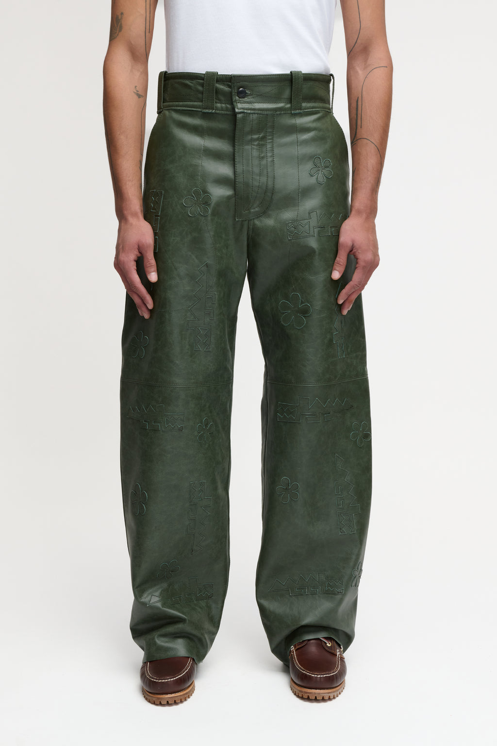 CROCODILE PANTS GREEN
