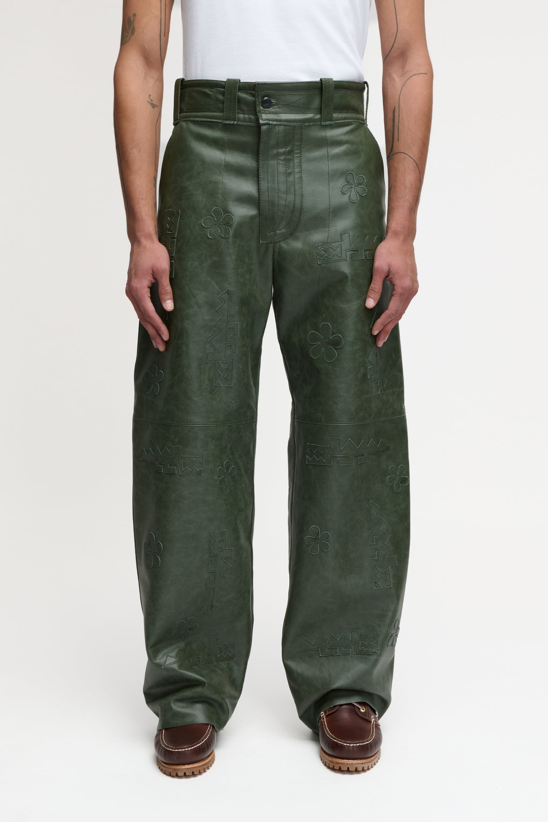 CROCODILE PANTS GREEN