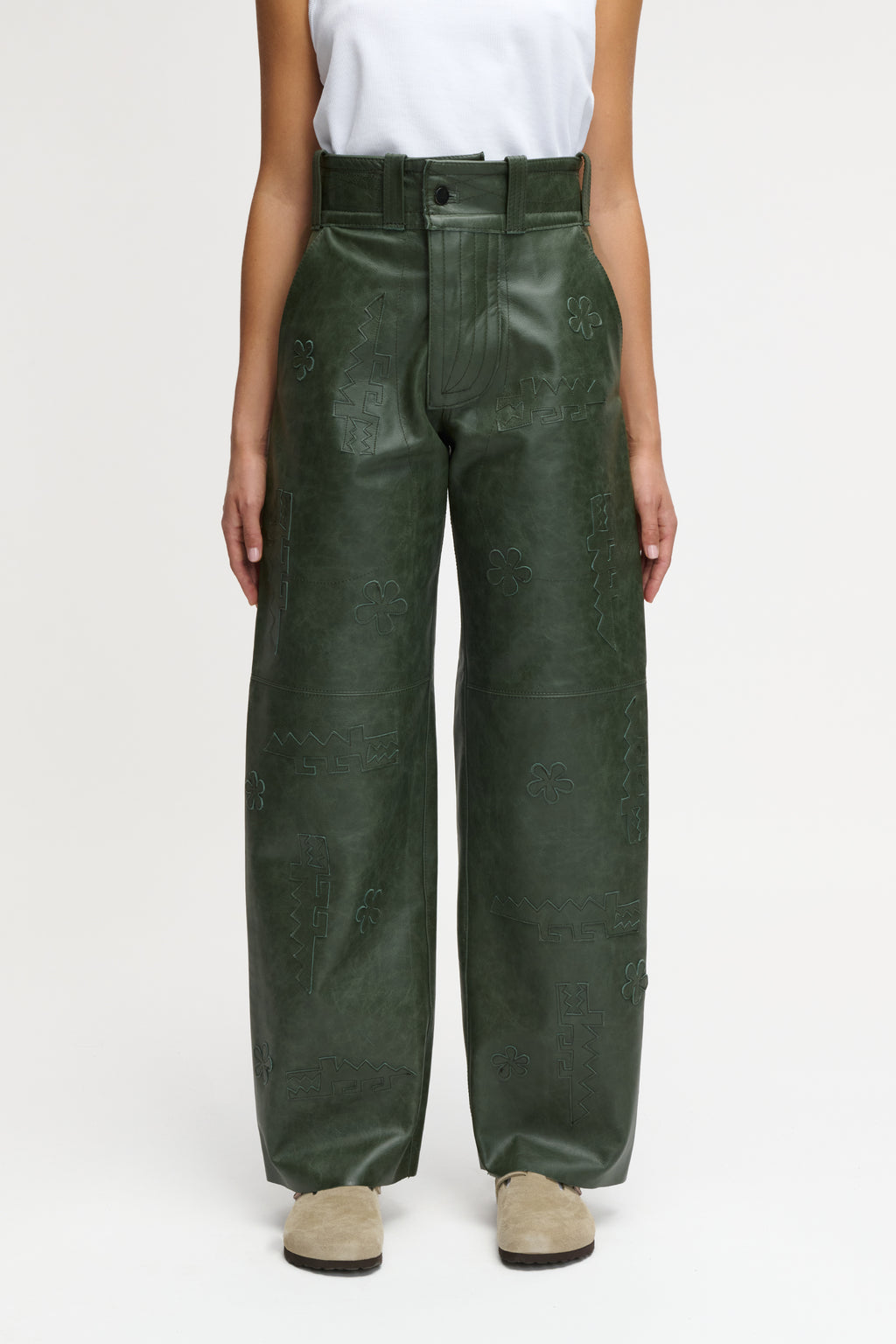 CROCODILE PANTS GREEN
