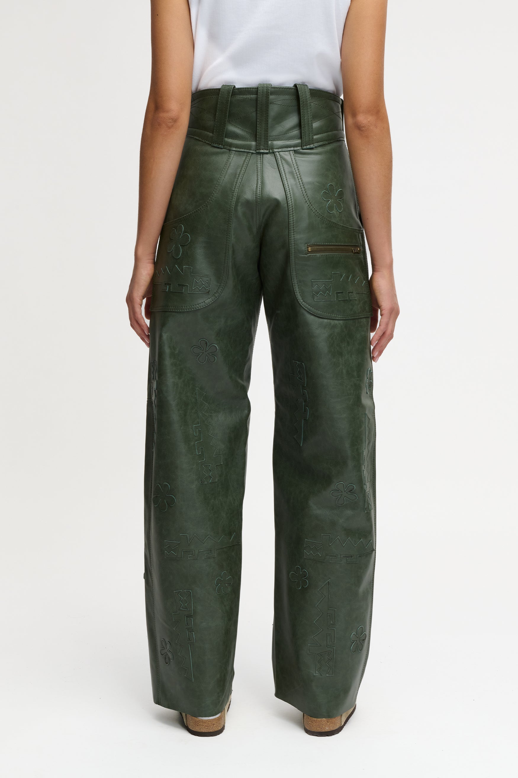 CROCODILE PANTS GREEN