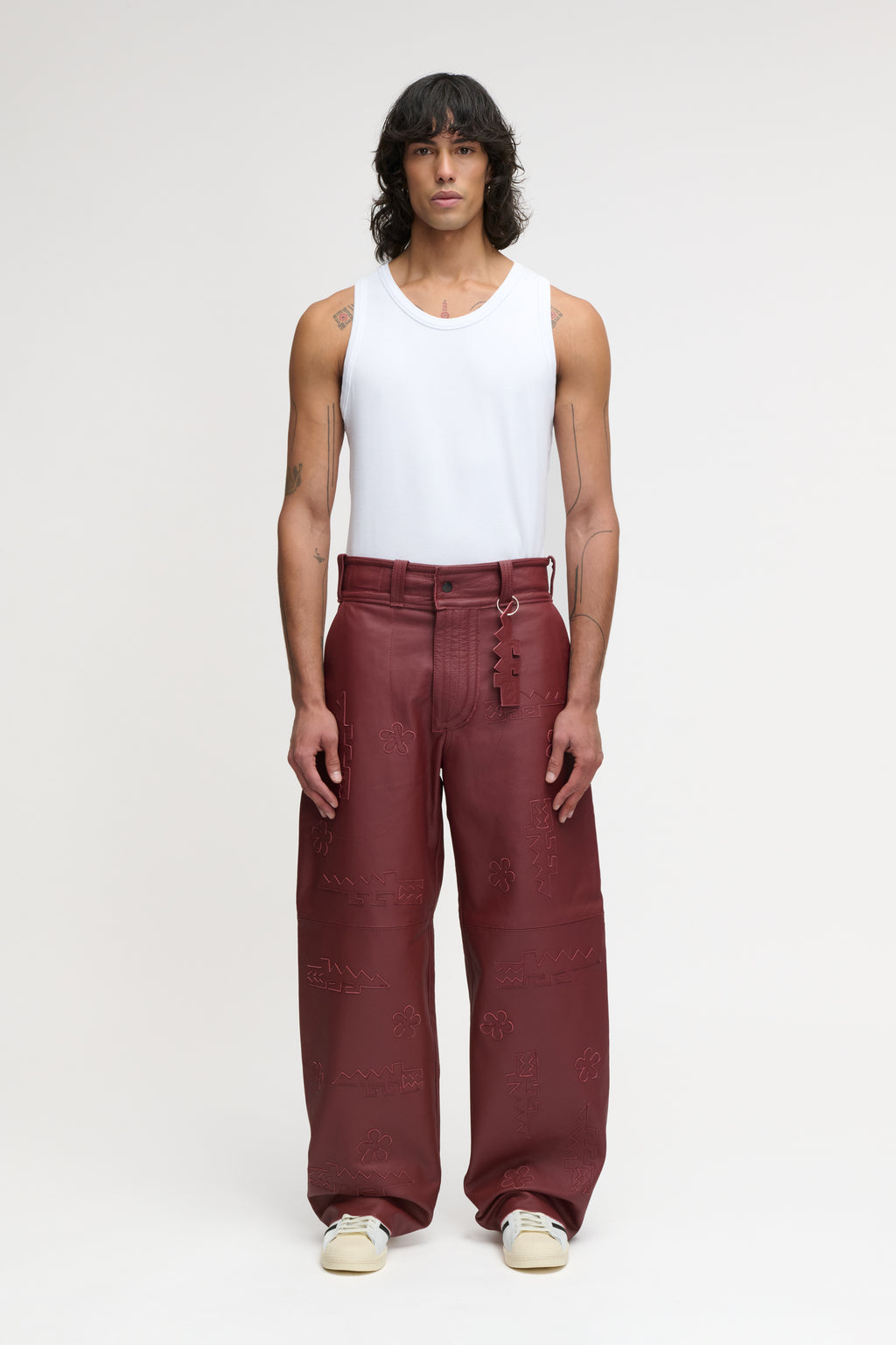 CROCODILE PANTS RED
