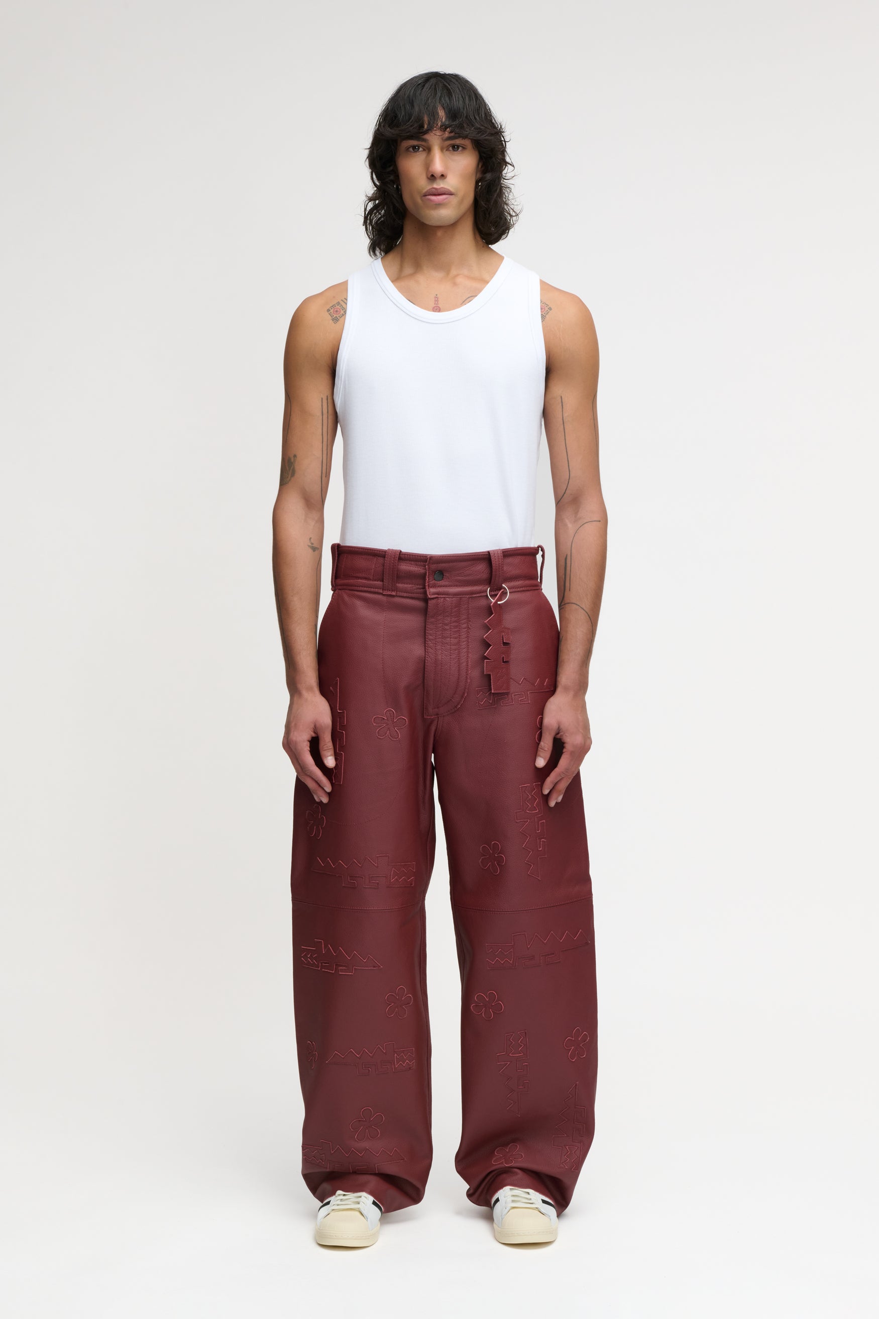CROCODILE PANTS RED