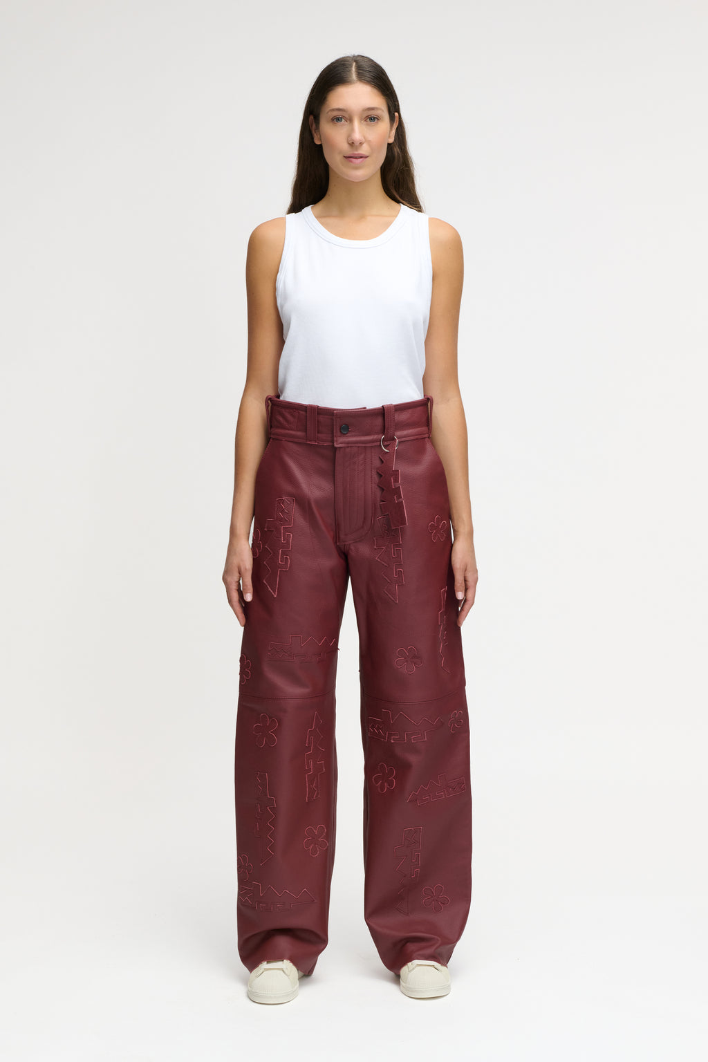 CROCODILE PANTS RED