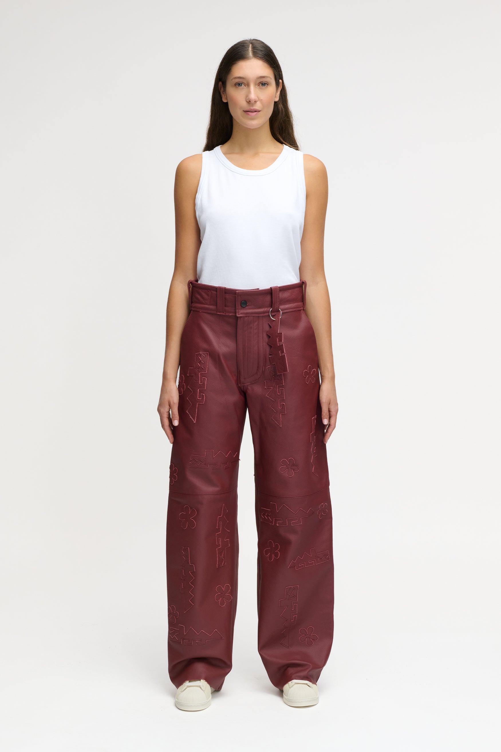 CROCODILE PANTS RED