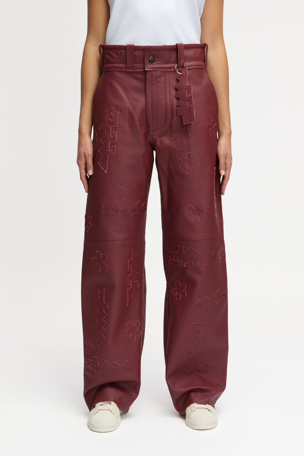 CROCODILE PANTS RED