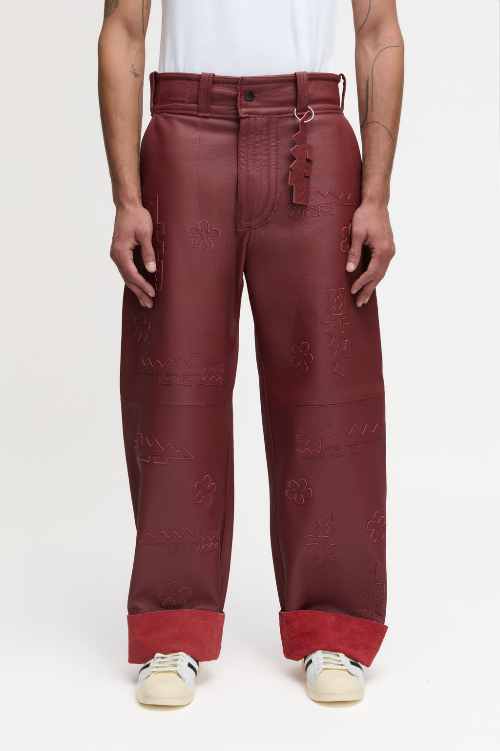 CROCODILE PANTS RED