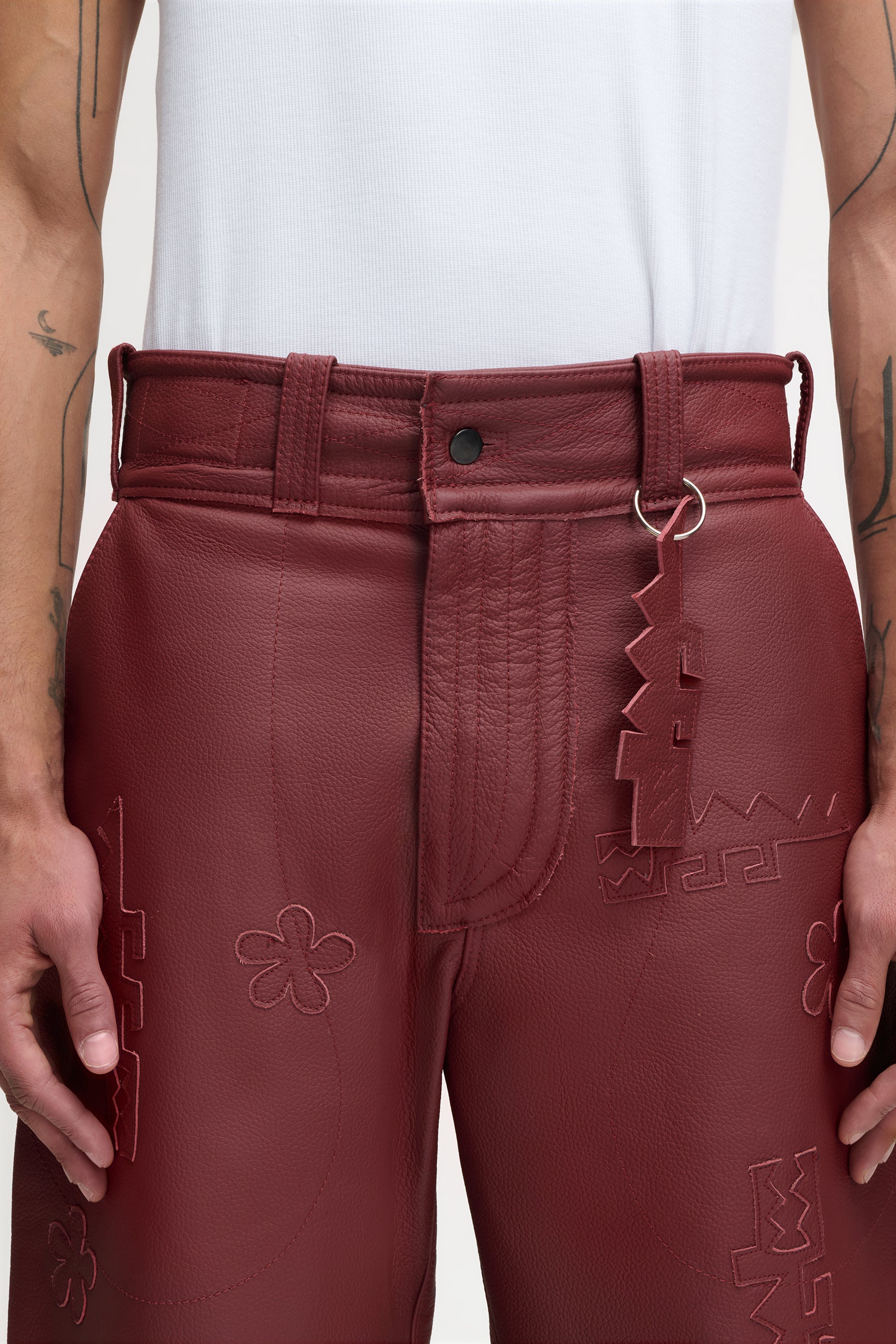CROCODILE PANTS RED
