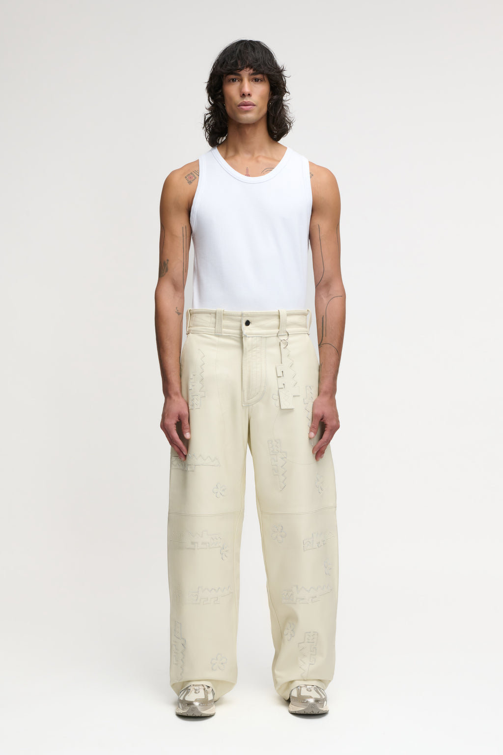 CROCODILE PANTS CREAM