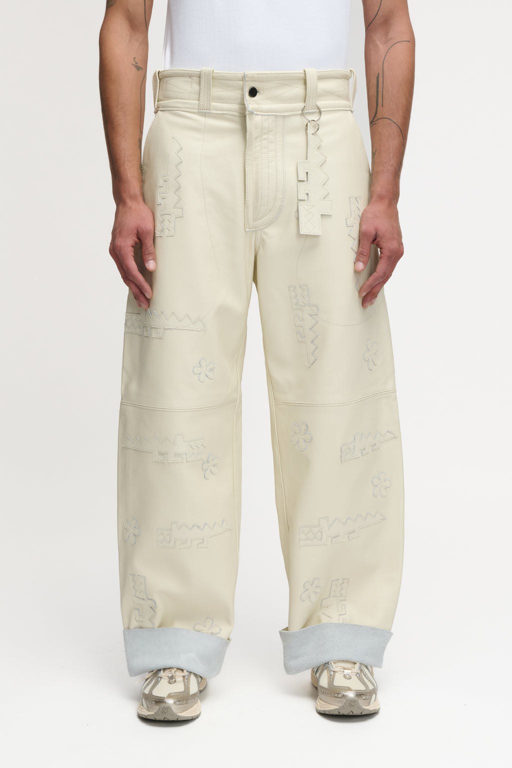 CROCODILE PANTS CREAM