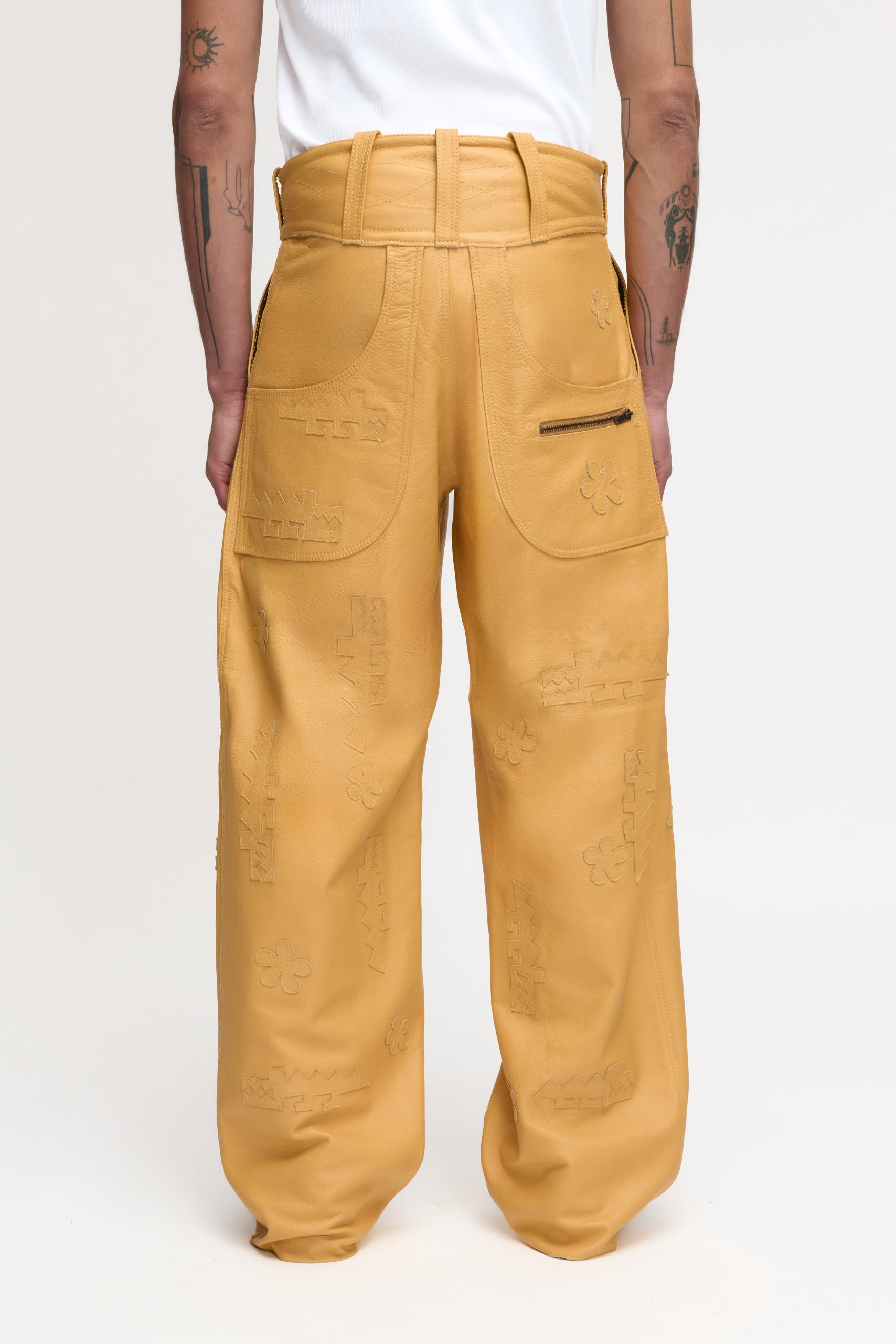 CROCODILE PANTS YELLOW