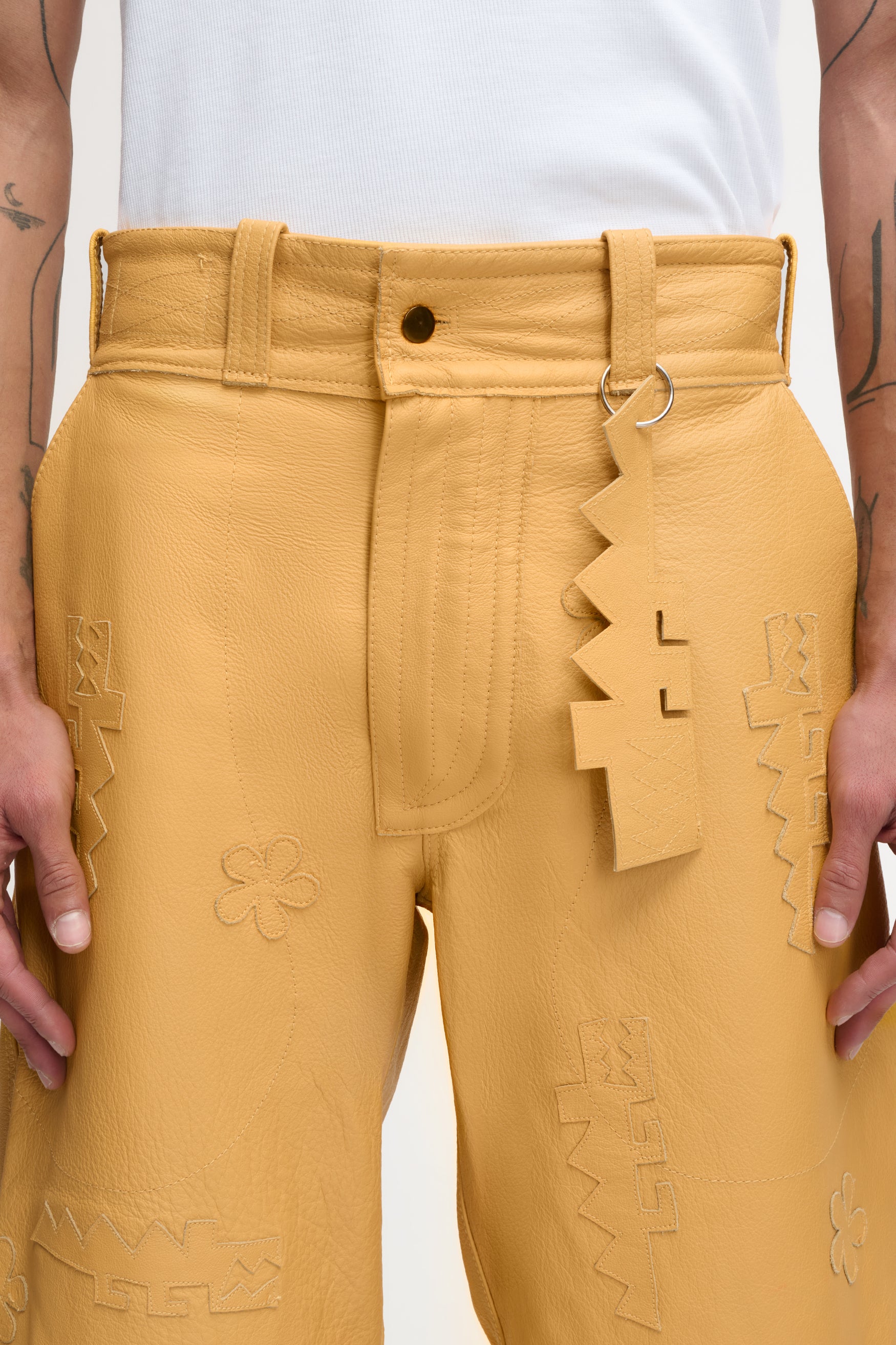 CROCODILE PANTS YELLOW