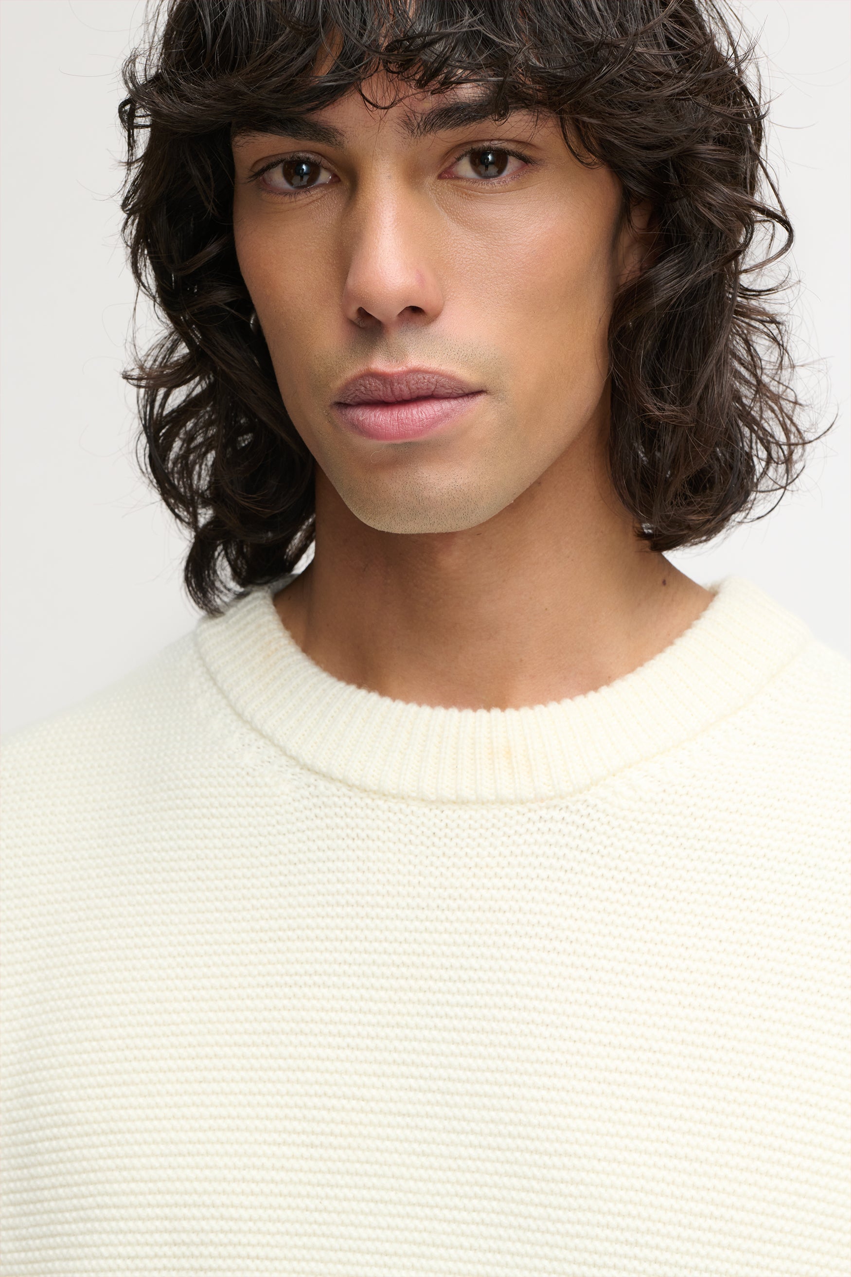 LION KNIT SWEATER CREAM